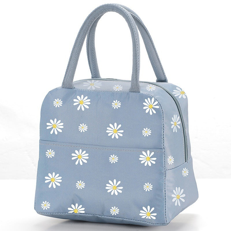 Portable Student Lunch Box Bag With Rice Insulation Cooler