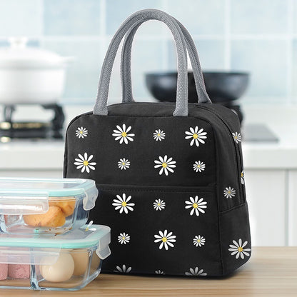 Portable Student Lunch Box Bag With Rice Insulation Cooler
