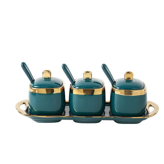 Phnom Penh ceramic seasoning pot set