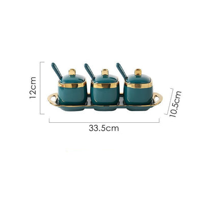 Phnom Penh ceramic seasoning pot set