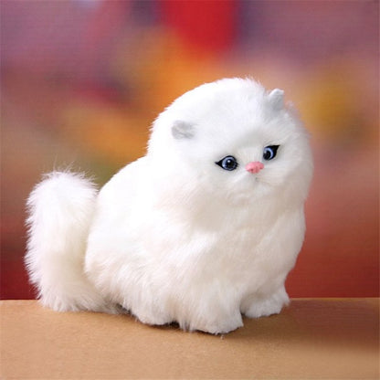 Lovely New Electric Simulation Stuffed Plush Cats Toys for Kids