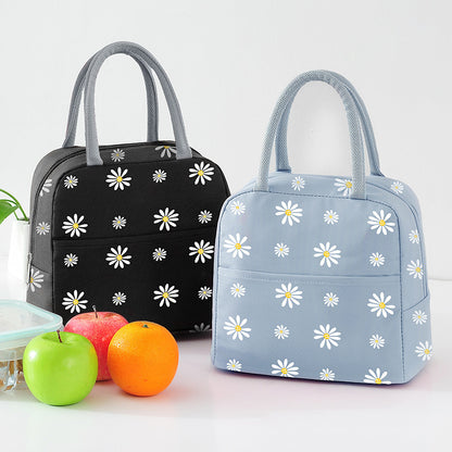 Portable Student Lunch Box Bag With Rice Insulation Cooler