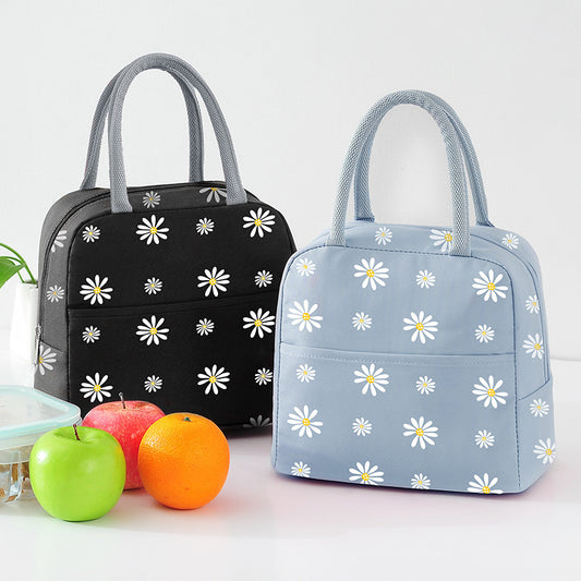 Portable Student Lunch Box Bag With Rice Insulation Cooler