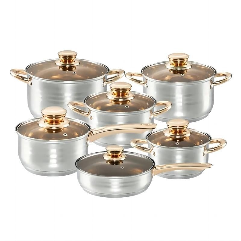Twelve Pieces Set Pot Household Non-stick