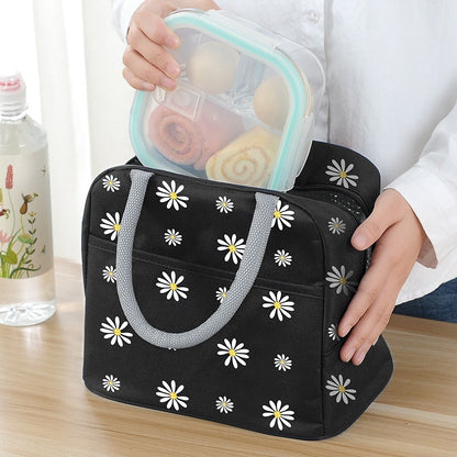 Portable Student Lunch Box Bag With Rice Insulation Cooler