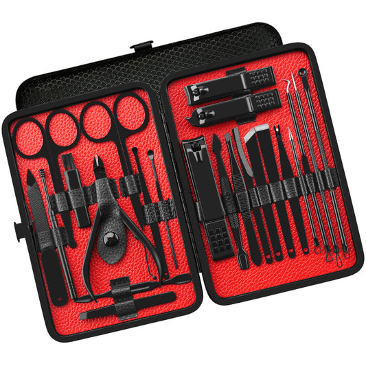 Stainless Steel Nail Clippers 23-piece  Manicure kit best for skin care