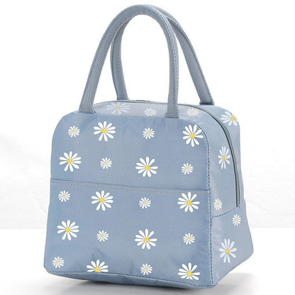 Portable Student Lunch Box Bag With Rice Insulation Cooler