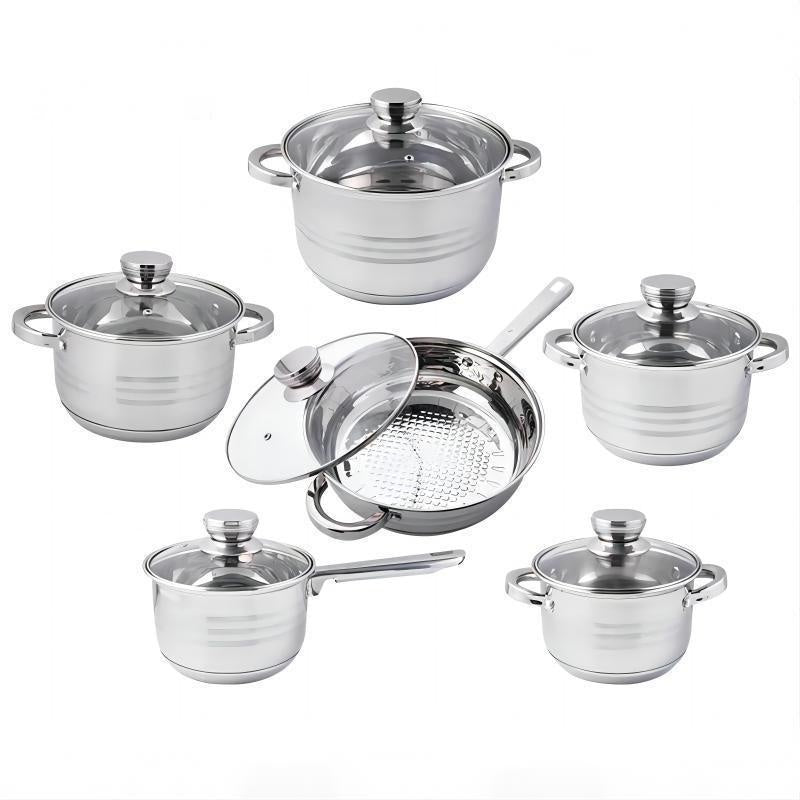 Twelve Pieces Set Pot Household Non-stick